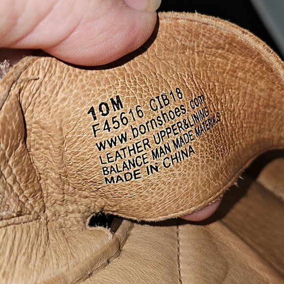 Born Leather Wedge Sandals ~ Ladies size 10 US - Picture 2 of 7